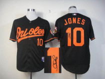 MLB Baltimore Orioles #10 Adam Jones Stitched Black Autographed Jersey MLB Baltimore Orioles #10 Adam Jones Stitched Black Autographed Jersey