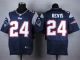 Nike New England Patriots -24 Darrelle Revis Navy Blue Team Color Mens Stitched NFL Elite Jersey