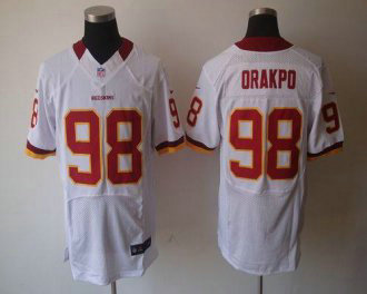 Nike Redskins -98 Brian Orakpo White Stitched NFL Elite Jersey