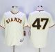San Francisco Giants #47 Johnny Cueto Cream Cool Base Stitched MLB Jersey