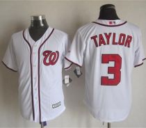 Washington Nationals #3 Michael Taylor White New Cool Base Stitched MLB Jersey Washington Nationals #3 Michael Taylor White New Cool Base Stitched MLB Jersey