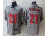 NEW Arizona Cardicals -21 Peterson Grey Jerseys(Vapor Elite)