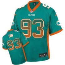 Nike Miami Dolphins -93 Ndamukong Suh Aqua Green Team Color Stitched NFL Elite Drift Fashion Jersey Nike Miami Dolphins -93 Ndamukong Suh Aqua Green Team Color Stitched NFL Elite Drift Fashion Jersey