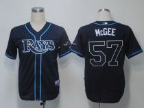 Tampa Bay Rays #57 Jake Mcgee Dark Blue Cool Base Stitched MLB Jersey Tampa Bay Rays #57 Jake Mcgee Dark Blue Cool Base Stitched MLB Jersey