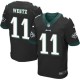 Nike Philadelphia Eagles -11 Carson Wentz Black Alternate Stitched NFL New Elite Jersey