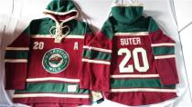 Minnesota Wild -20 Ryan Suter Red Sawyer Hooded Sweatshirt Stitched NHL Jersey Minnesota Wild -20 Ryan Suter Red Sawyer Hooded Sweatshirt Stitched NHL Jersey
