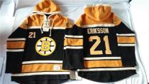 Boston Bruins -21 Loui Eriksson Black Sawyer Hooded Sweatshirt Stitched NHL Jersey Boston Bruins -21 Loui Eriksson Black Sawyer Hooded Sweatshirt Stitched NHL Jersey