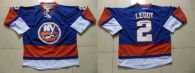 New York Islanders -2 Nick Leddy Baby Blue Stitched NHL Jersey