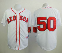 Boston Red Sox #50 Mookie Betts White Cool Base Stitched MLB Jersey Boston Red Sox #50 Mookie Betts White Cool Base Stitched MLB Jersey