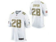 NEW Tennessee Titans -28 Chris Johnson White Jerseys(game USA)