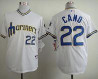 Seattle Mariners #22 Robinson Cano White 1979 Turn Back The Clock Stitched MLB Jersey