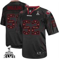 Nike San Francisco 49ers #52 Patrick Willis New Lights Out Black Super Bowl XLVII Men‘s Stitched NFL