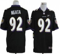 Nike Ravens -92 Haloti Ngata Black Alternate With Art Patch Men Stitched NFL Game Jersey Nike Ravens -92 Haloti Ngata Black Alternate With Art Patch Men Stitched NFL Game Jersey