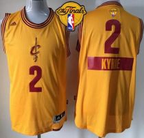 Cleveland Cavaliers -2 Kyrie Irving Yellow 2014-15 Christmas Day The Finals Patch Stitched NBA Jerse Cleveland Cavaliers -2 Kyrie Irving Yellow 2014-15 Christmas Day The Finals Patch Stitched NBA Jerse