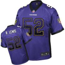 Nike Ravens -52 Ray Lewis Purple Team Color Men's Stitched NFL Elite Drift Fashion Jersey Nike Ravens -52 Ray Lewis Purple Team Color Men's Stitched NFL Elite Drift Fashion Jersey