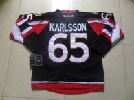 Ottawa Senators -65 Erik Karlsson Black New Third Stitched NHL Jersey