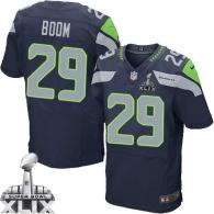 Nike Seattle Seahawks #29 Earl Thomas III Steel Blue Team Color Super Bowl XLIX Men‘s Stitched NFL L