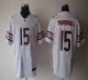 Nike Bears -15 Brandon Marshall White Stitched NFL Elite Jersey