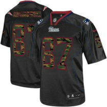 Nike New England Patriots -87 Rob Gronkowski Black NFL Elite Camo Fashion Jersey Nike New England Patriots -87 Rob Gronkowski Black NFL Elite Camo Fashion Jersey