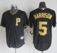Pittsburgh Pirates #5 Josh Harrison Black New Cool Base Stitched MLB Jersey