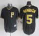 Pittsburgh Pirates #5 Josh Harrison Black New Cool Base Stitched MLB Jersey