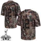 Nike New England Patriots -12 Tom Brady Camo Super Bowl XLIX Mens Stitched NFL Realtree Elite Jersey