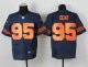 Chicago Bears -95 Richard Dent Navy Blue 1940s Throwback NFL Elite Jersey