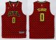 Atlanta Hawks -0 Jeff Teague Red Swingman Stitched NBA Jersey