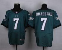 Nike Philadelphia Eagles #7 Sam Bradford Midnight Green Team Color Men's Stitched NFL New Elite Jers Nike Philadelphia Eagles #7 Sam Bradford Midnight Green Team Color Men's Stitched NFL New Elite Jers