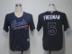 Atlanta Braves #5 Freddie Freeman Blue Cool Base Stitched MLB Jersey