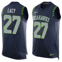 Nike Seahawks -27 Eddie Lacy Steel Blue Team Color Stitched NFL Limited Tank Top Jersey Nike Seahawks -27 Eddie Lacy Steel Blue Team Color Stitched NFL Limited Tank Top Jersey
