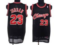 Chicago Bulls -23 Michael Jordan Stitched Black Crabbed Typeface NBA Jersey Chicago Bulls -23 Michael Jordan Stitched Black Crabbed Typeface NBA Jersey
