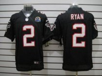 Nike Falcons 2 Matt Ryan Black Alternate With Hall of Fame 50th Patch Stitched NFL Elite Jersey Nike Falcons 2 Matt Ryan Black Alternate With Hall of Fame 50th Patch Stitched NFL Elite Jersey