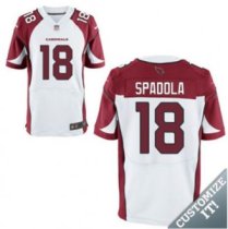 Nike Arizona Cardinals -18 Spadola Jersey White Elite Road Jersey