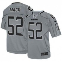 Nike Oakland Raiders -52 Khalil Mack Lights Out Grey NFL Elite Jerseyv Nike Oakland Raiders -52 Khalil Mack Lights Out Grey NFL Elite Jerseyv