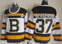 Boston Bruins -37 Patrice Bergeron White CCM Throwback 75TH Stitched NHL Jersey Boston Bruins -37 Patrice Bergeron White CCM Throwback 75TH Stitched NHL Jersey
