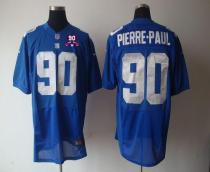 Nike New York Giants #90 Jason Pierre-Paul Royal Blue Team Color With 1925-2014 Season Patch Men's S Nike New York Giants #90 Jason Pierre-Paul Royal Blue Team Color With 1925-2014 Season Patch Men's S