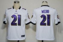 Nike Ravens -21 Lardarius Webb White Stitched NFL Game Jersey Nike Ravens -21 Lardarius Webb White Stitched NFL Game Jersey