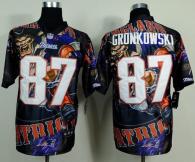 Nike New England Patriots -87 Rob Gronkowski Team Color Mens Stitched NFL Elite Fanatical Version Je