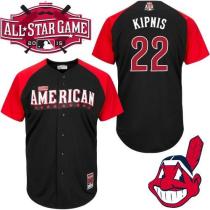 Cleveland Indians -22 Jason Kipnis Black 2015 All-Star American League Stitched MLB Jersey Cleveland Indians -22 Jason Kipnis Black 2015 All-Star American League Stitched MLB Jersey