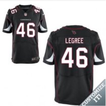 Nike Arizona Cardinals -46 Legree Jersey Black Elite Alternate Jersey