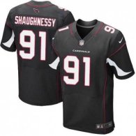Nike Arizona Cardinals -91 Shaughenssy Jersey Black Elite Alternate Jersey