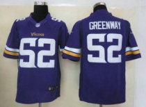 Nike Vikings -52 Chad Greenway Purple Team Color Stitched NFL Limited Jersey Nike Vikings -52 Chad Greenway Purple Team Color Stitched NFL Limited Jersey