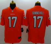 Nike Miami Dolphins -17 Ryan Tannehill Orange Alternate NFL Limited Jersey Nike Miami Dolphins -17 Ryan Tannehill Orange Alternate NFL Limited Jersey