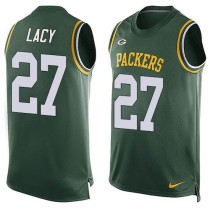 Nike Green Bay Packers -27 Eddie Lacy Green Team Color Stitched NFL Limited Tank Top Jersey Nike Green Bay Packers -27 Eddie Lacy Green Team Color Stitched NFL Limited Tank Top Jersey