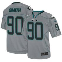 Nike Philadelphia Eagles #90 Marcus Smith Lights Out Grey Men's Stitched NFL Elite Jersey Nike Philadelphia Eagles #90 Marcus Smith Lights Out Grey Men's Stitched NFL Elite Jersey