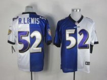 Nike Ravens -52 Ray Lewis Purple White Stitched NFL Elite Split Jersey Nike Ravens -52 Ray Lewis Purple White Stitched NFL Elite Split Jersey