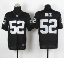 Nike Oakland Raiders #52 Khalil Mack Black Team Color Men's Stitched NFL Elite Jersey Nike Oakland Raiders #52 Khalil Mack Black Team Color Men's Stitched NFL Elite Jersey
