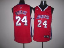 Los Angeles Lakers -24 Kobe Bryant Red Swingman Stitched NBA Jersey Los Angeles Lakers -24 Kobe Bryant Red Swingman Stitched NBA Jersey