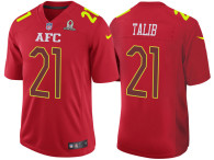 2017 PRO BOWL AFC AQIB TALIB RED GAME JERSEY